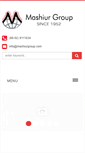 Mobile Screenshot of mashiurgroup.com