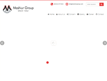 Tablet Screenshot of mashiurgroup.com